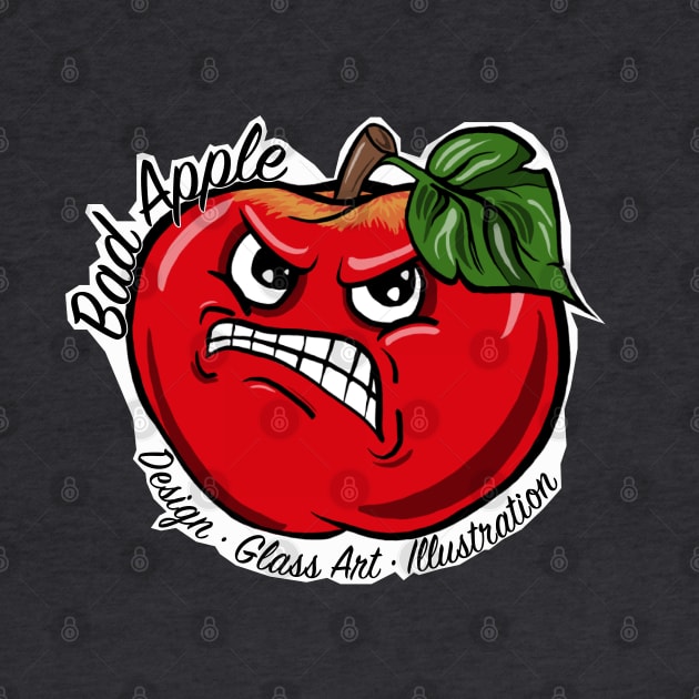 Bad Apple Design - Logo Tee by DastardlyDesigns